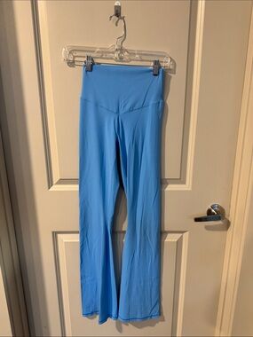 aerie Blue High-Waist Flare Leggings